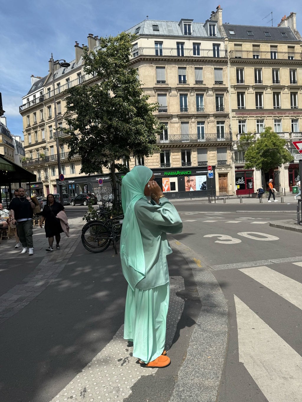 T-shirt Oversize Vieux Vert - TAHIRA