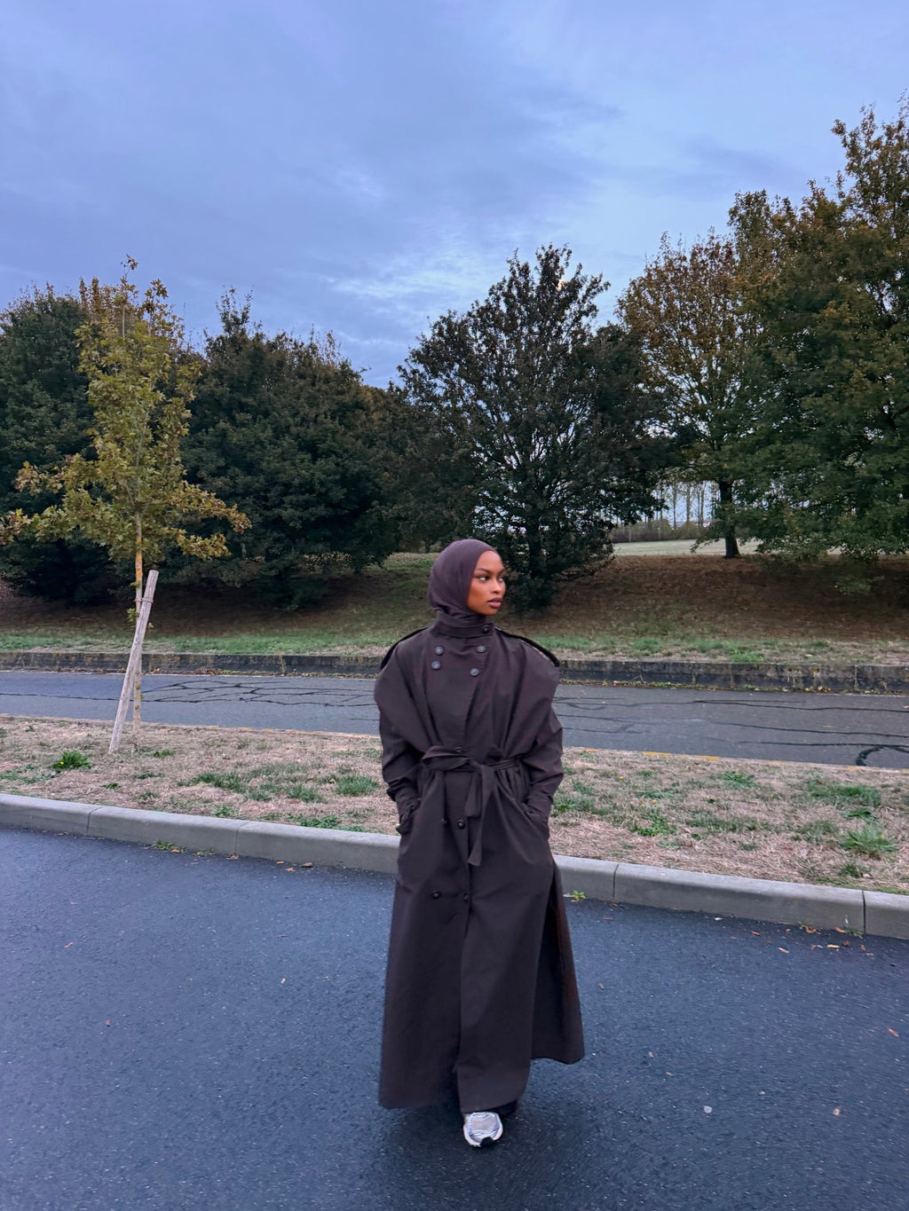 Trench Molière - Chocolat - TAHIRA