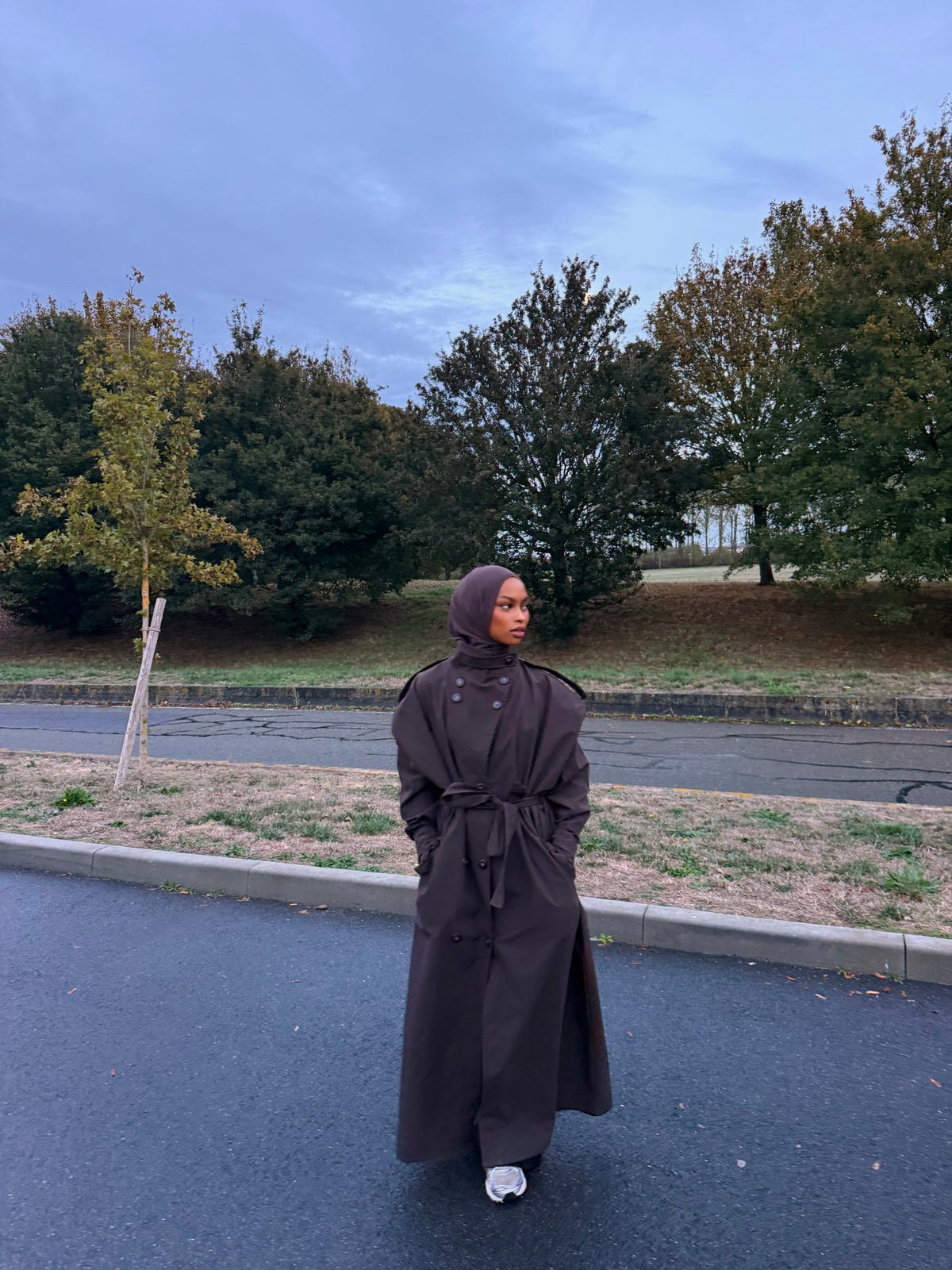 Trench Molière - Chocolat - TAHIRA