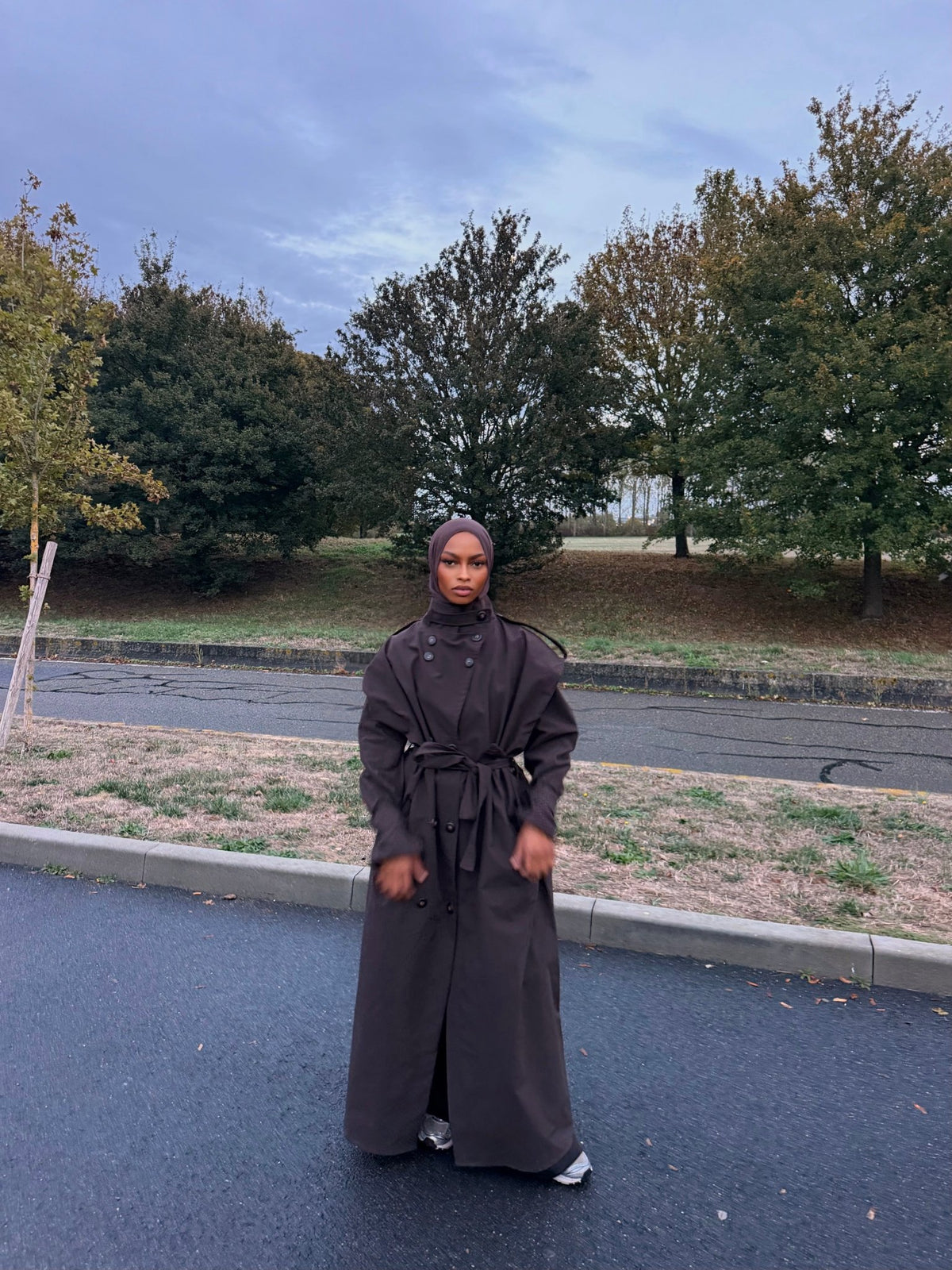 Trench Molière - Chocolat - TAHIRA