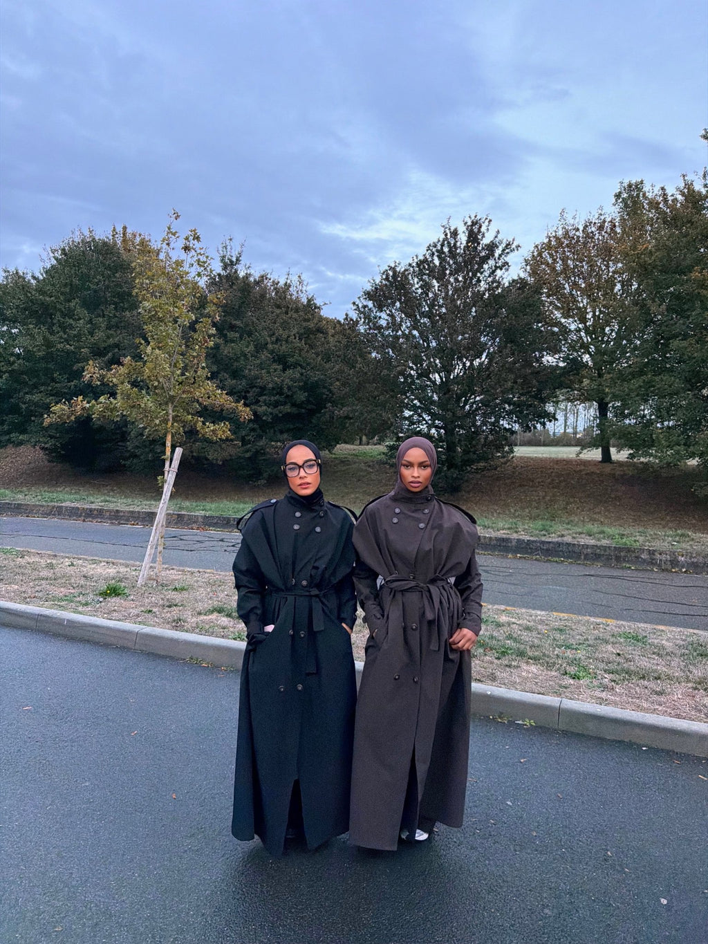 Trench Molière - Noir - TAHIRA