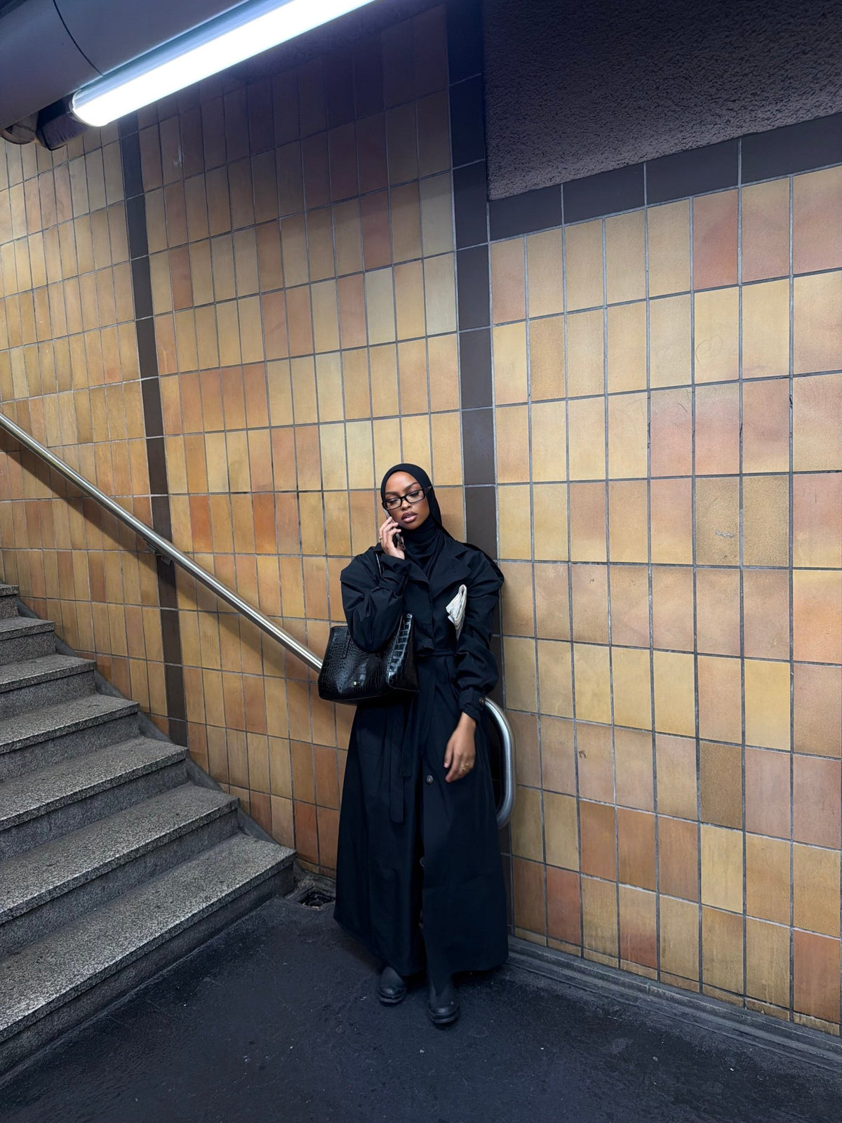 Trench Molière - Noir - TAHIRA