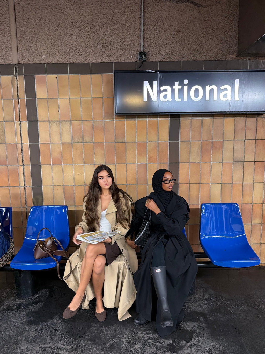 Trench Molière - Noir - TAHIRA