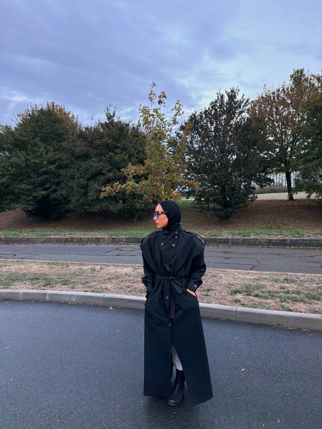 Trench Molière - Noir - TAHIRA