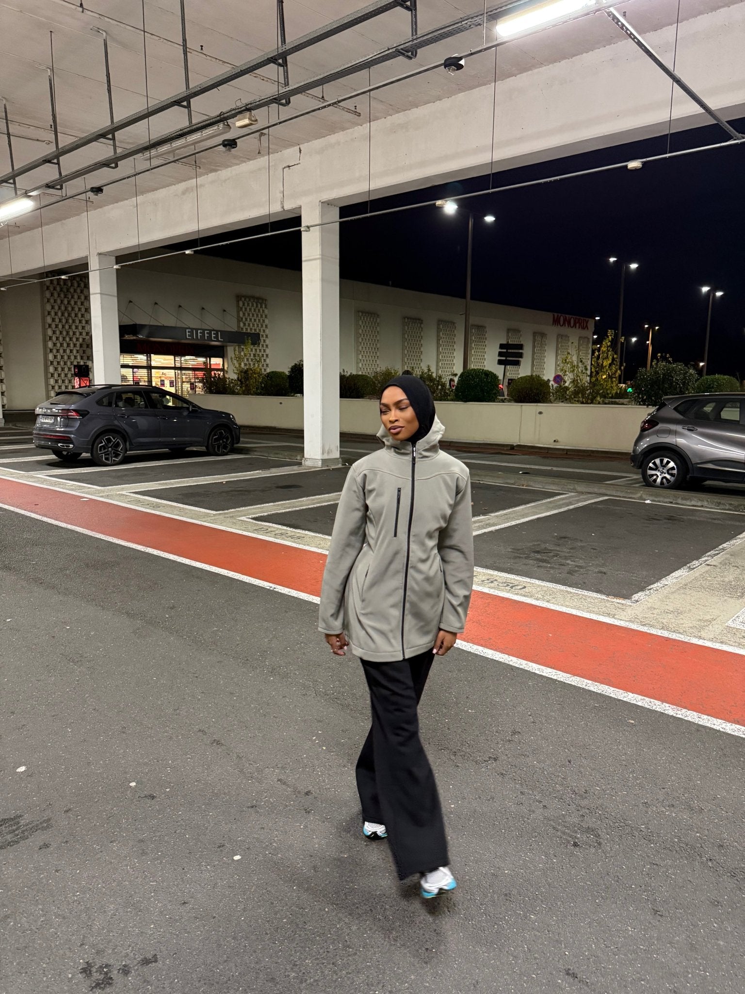 Veste Fit Imperméable Stella Kaki - TAHIRA