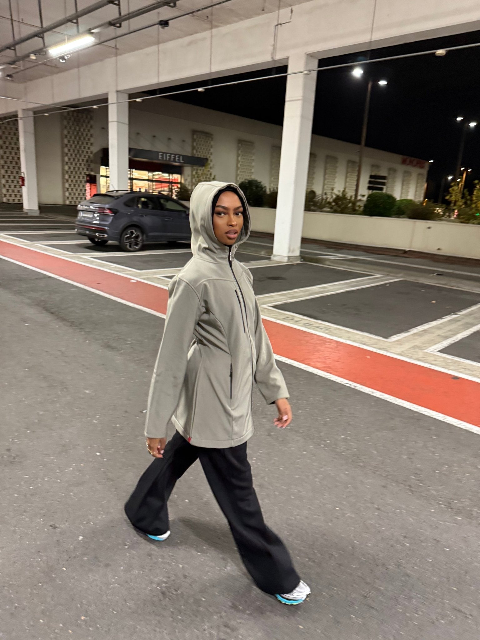 Veste Fit Imperméable Stella Kaki - TAHIRA