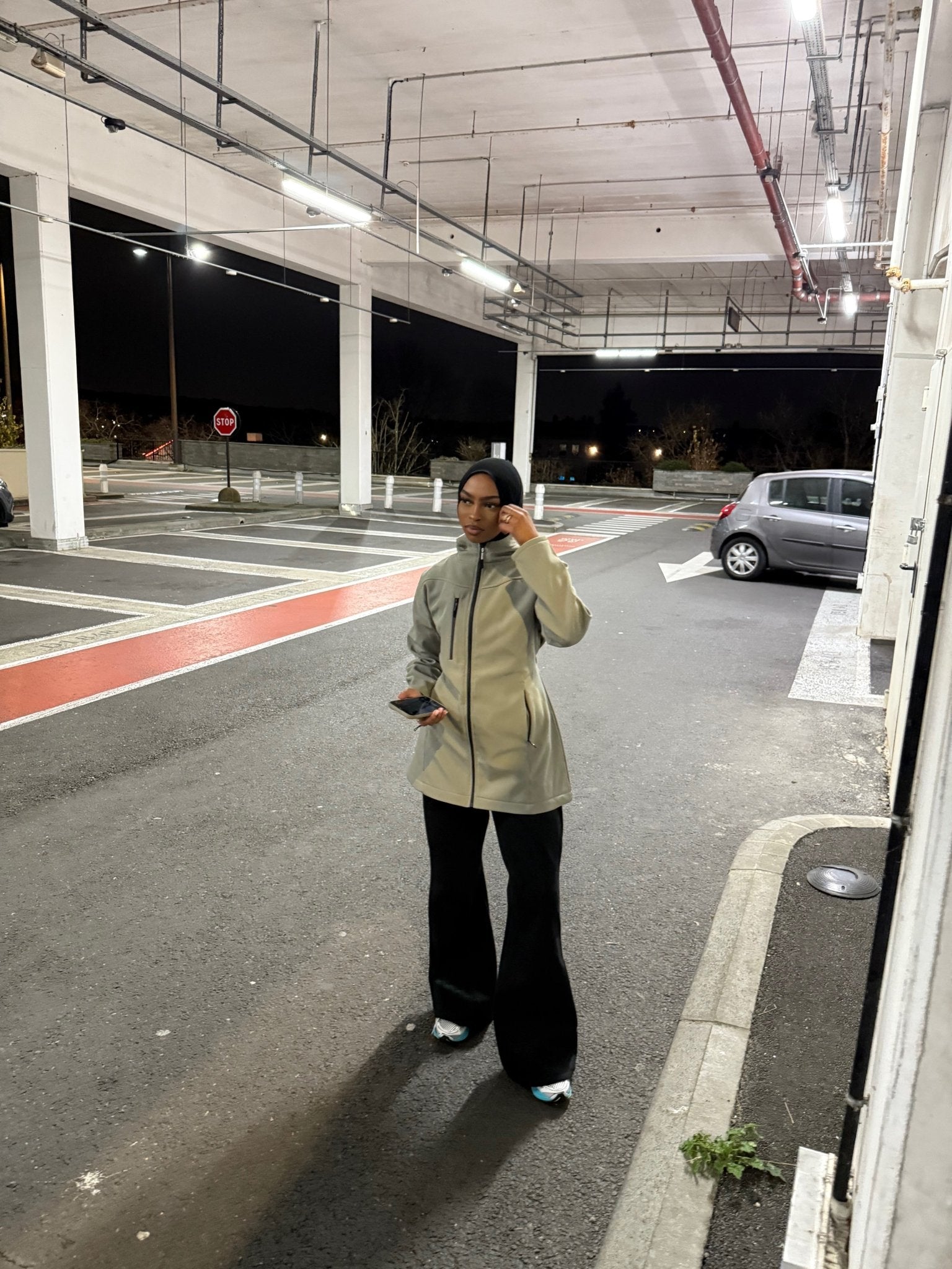 Veste Fit Imperméable Stella Kaki - TAHIRA