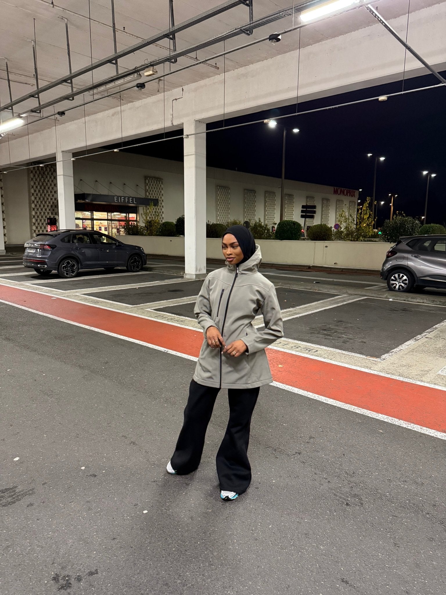 Veste Fit Imperméable Stella Kaki - TAHIRA