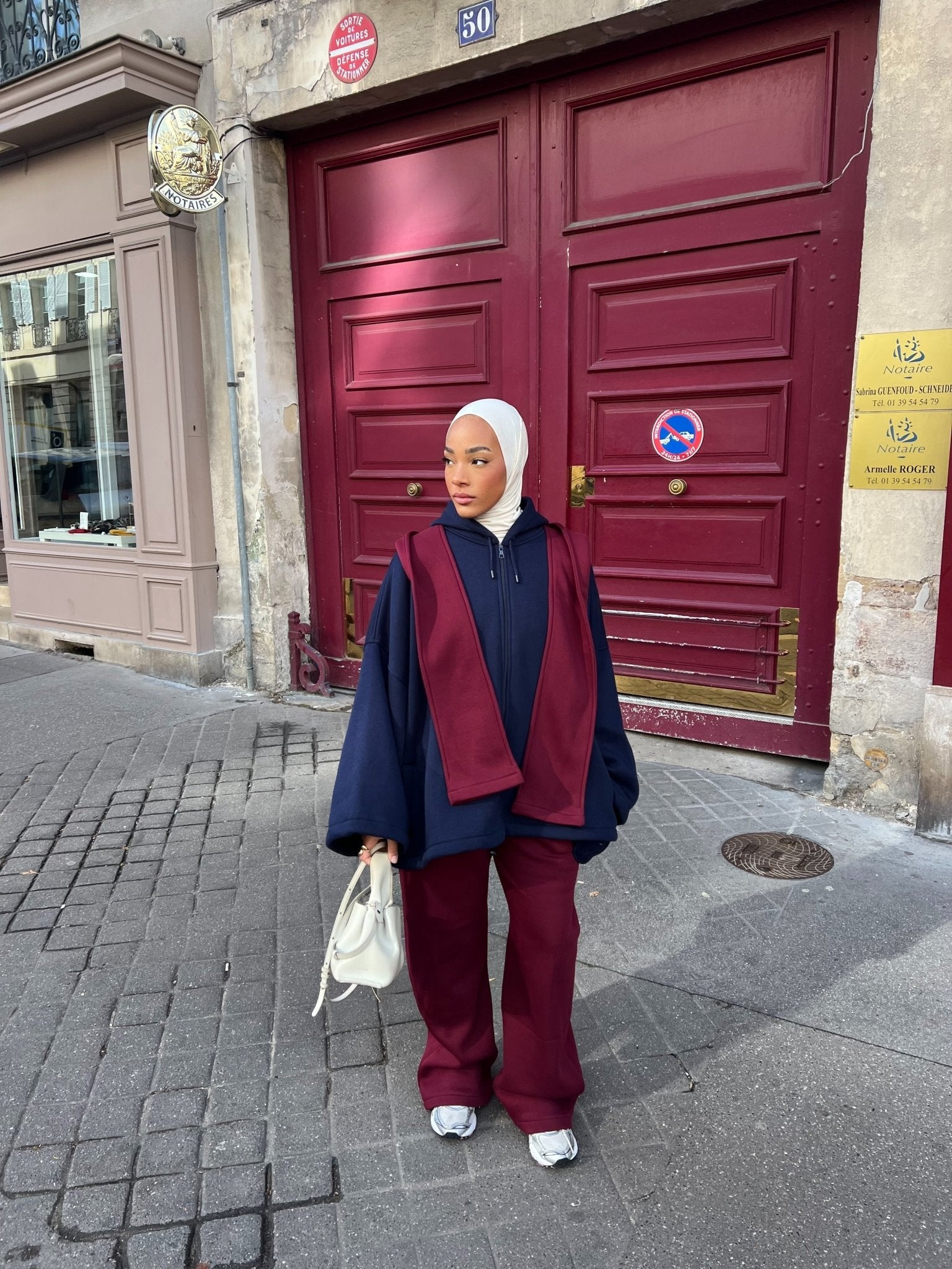 Veste Hidaya Bleu Marine - TAHIRA