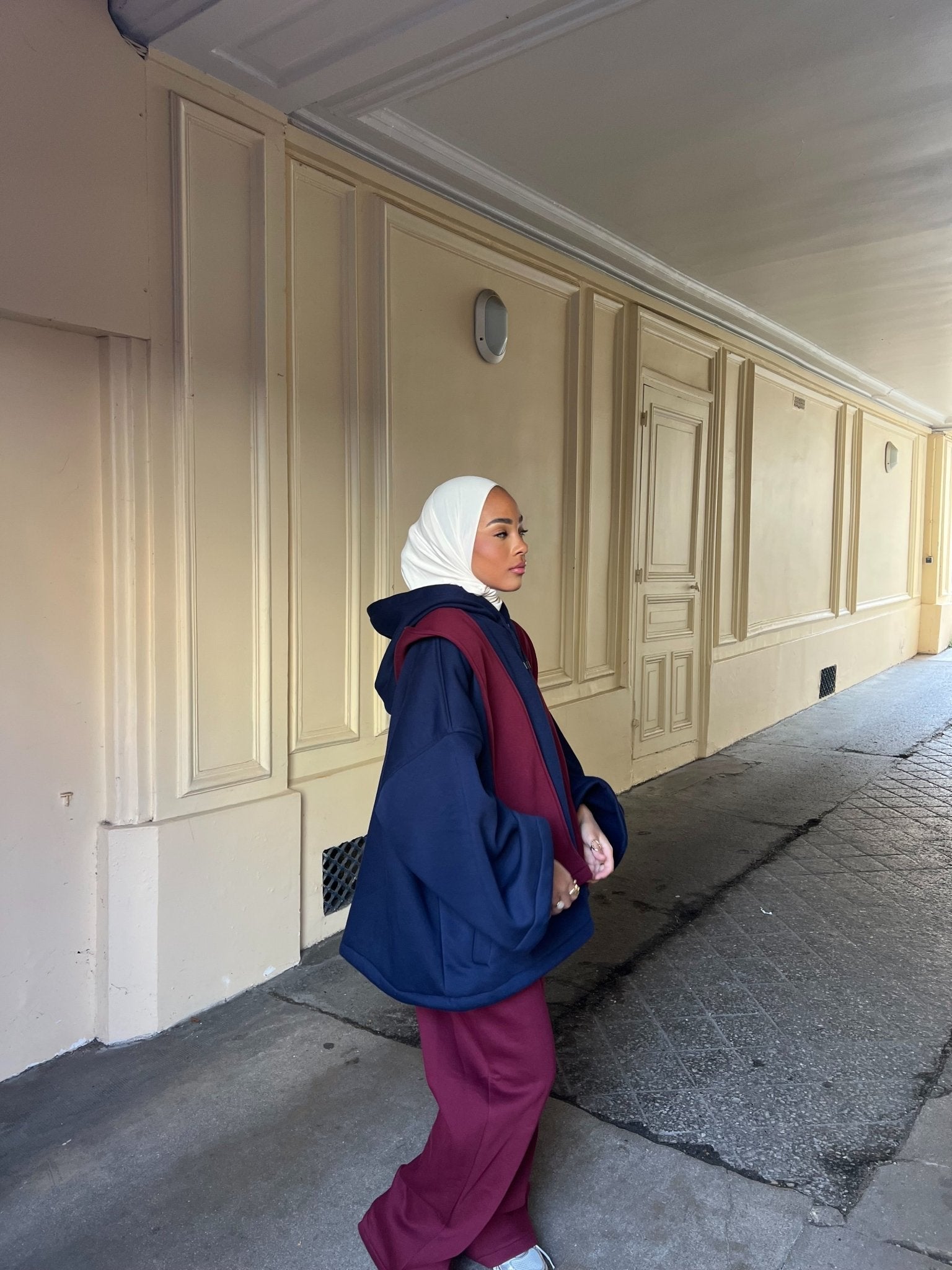 Veste Hidaya Bleu Marine - TAHIRA