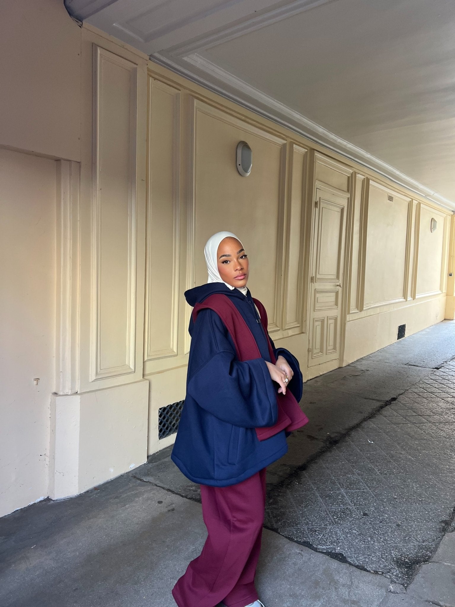 Veste Hidaya Bleu Marine - TAHIRA