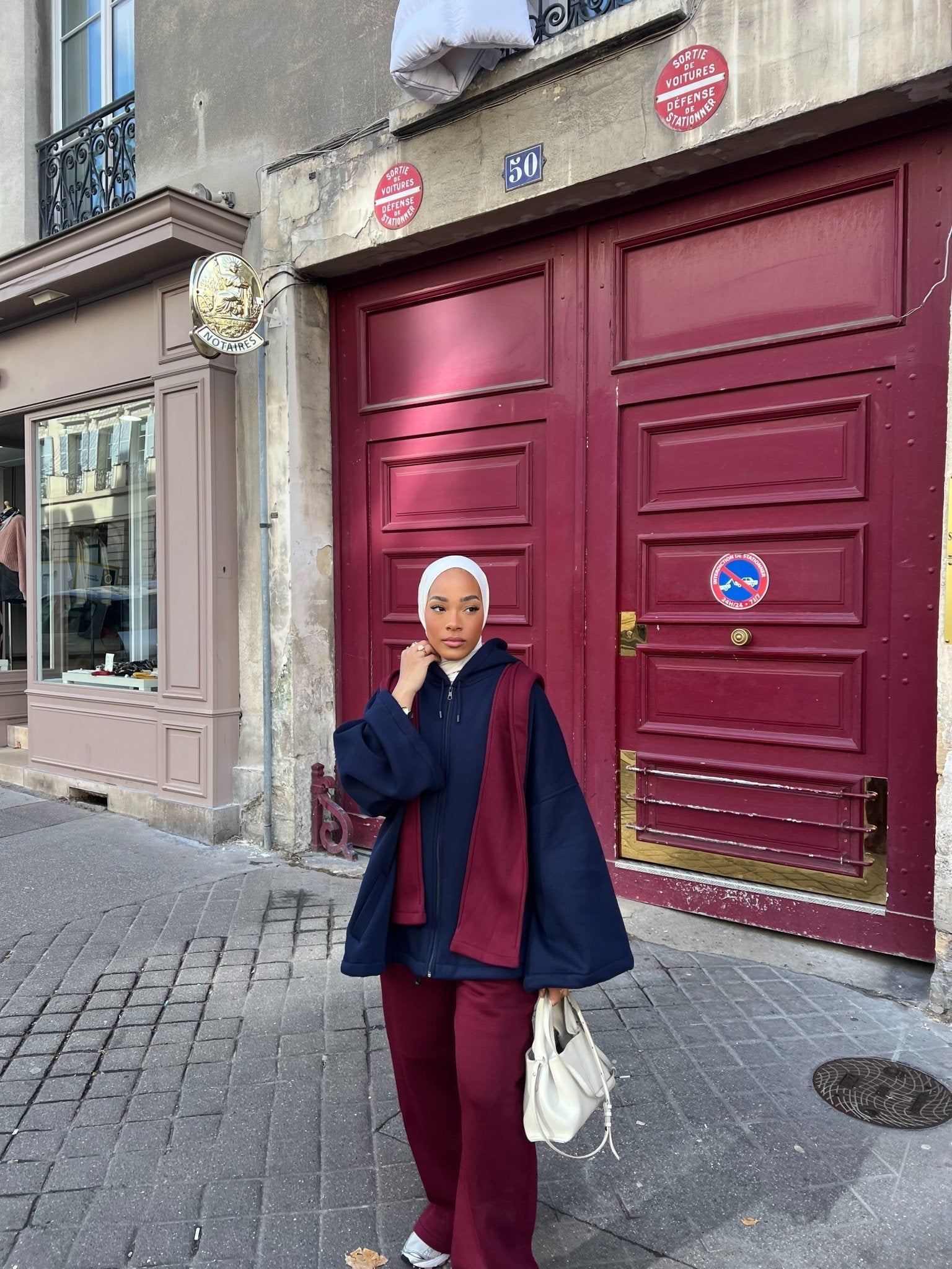 Veste Hidaya Bleu Marine - TAHIRA