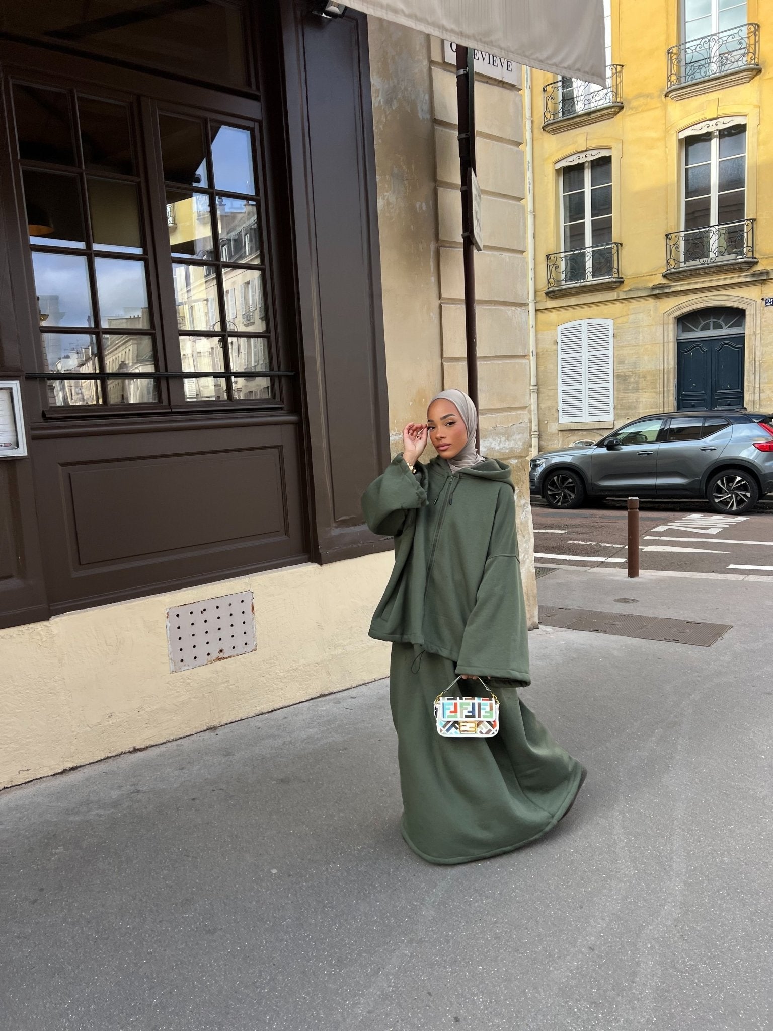 Veste Hidaya Kaki - TAHIRA