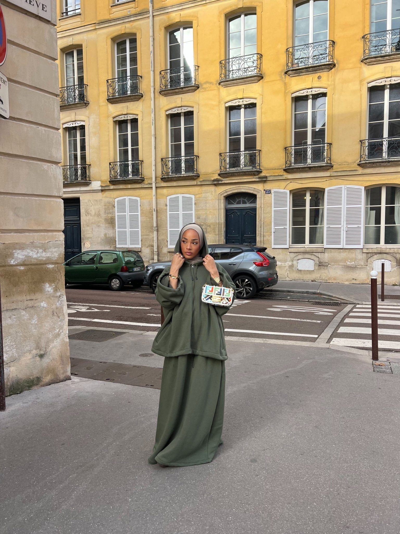 Veste Hidaya Kaki - TAHIRA