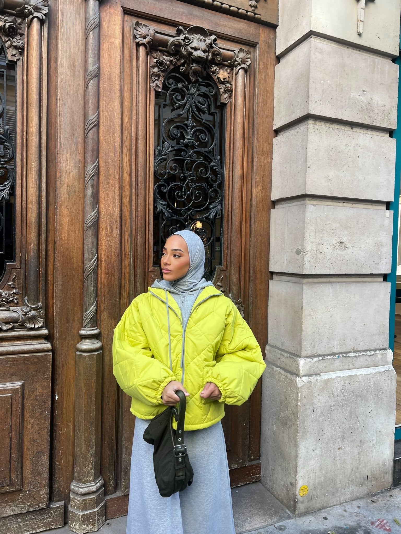 Veste Matelassé Ohio Verte - TAHIRA