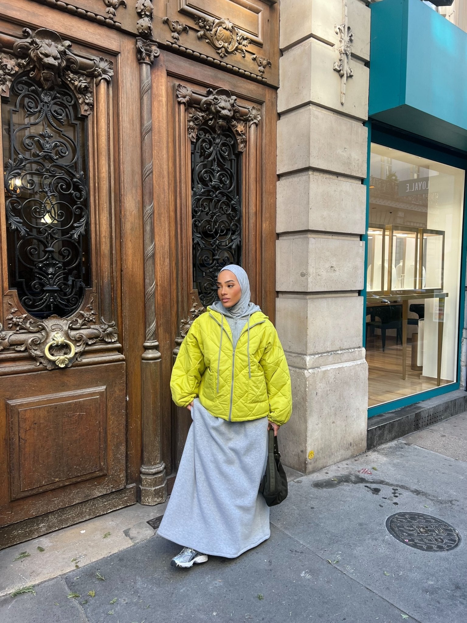 Veste Matelassé Ohio Verte - TAHIRA