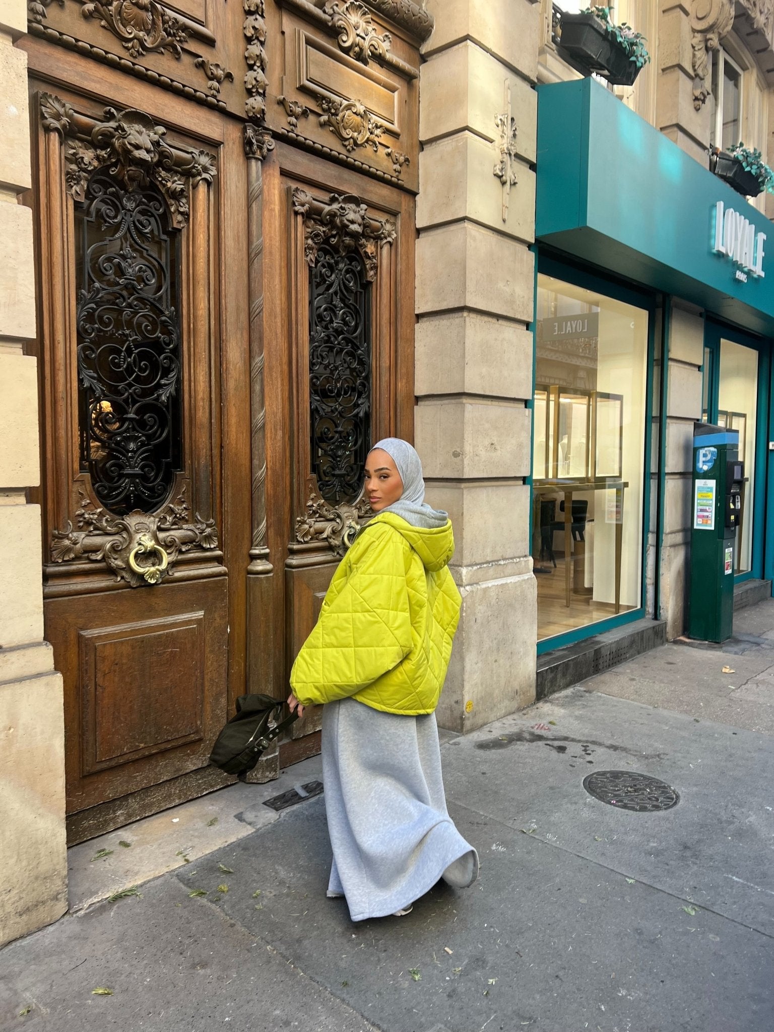 Veste Matelassé Ohio Verte - TAHIRA