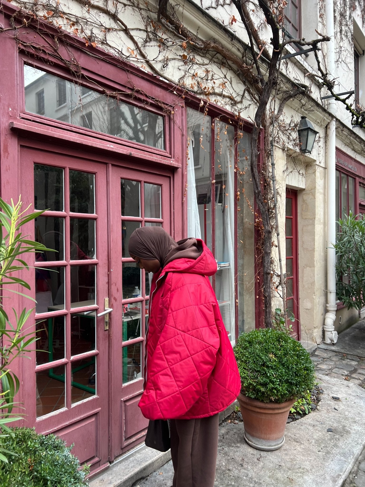 Veste Matelassé Rouge Ohio - TAHIRA
