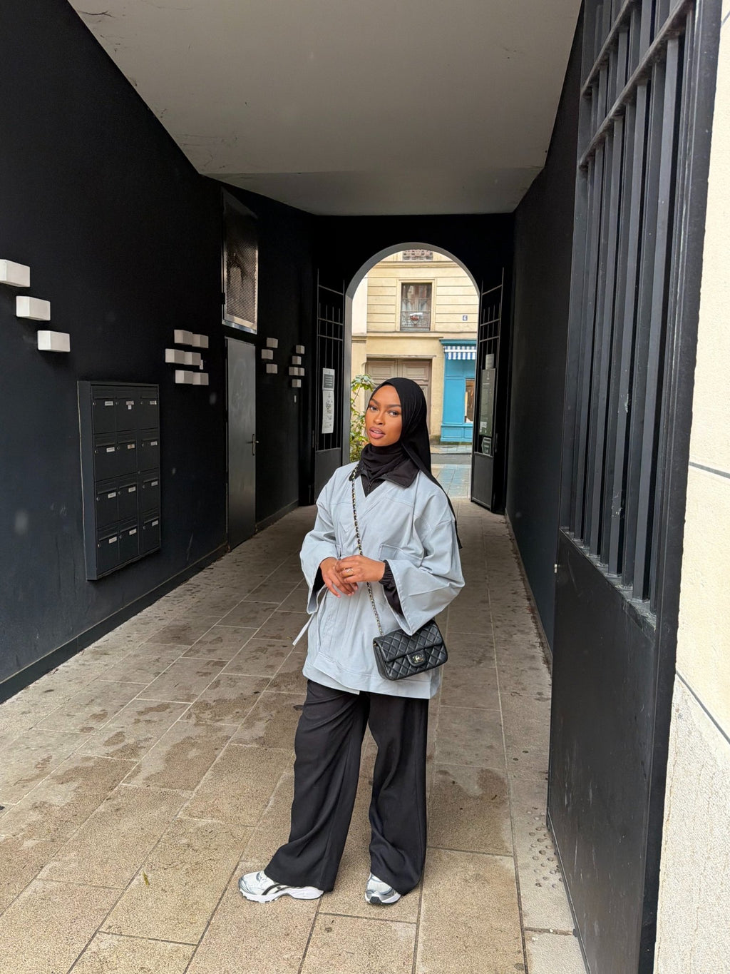 Veste Vanity Gris Perle - TAHIRA