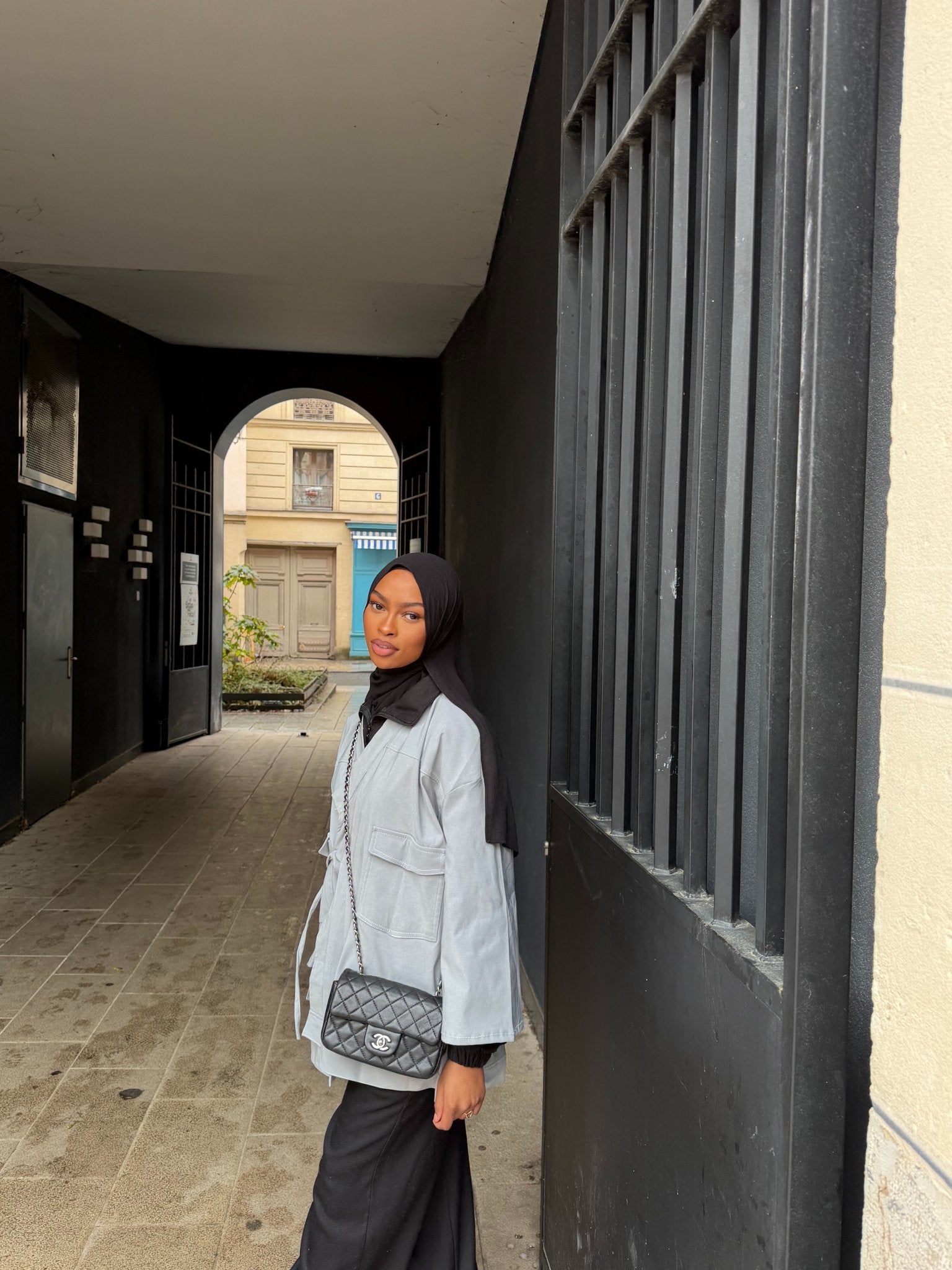 Veste Vanity Gris Perle - TAHIRA