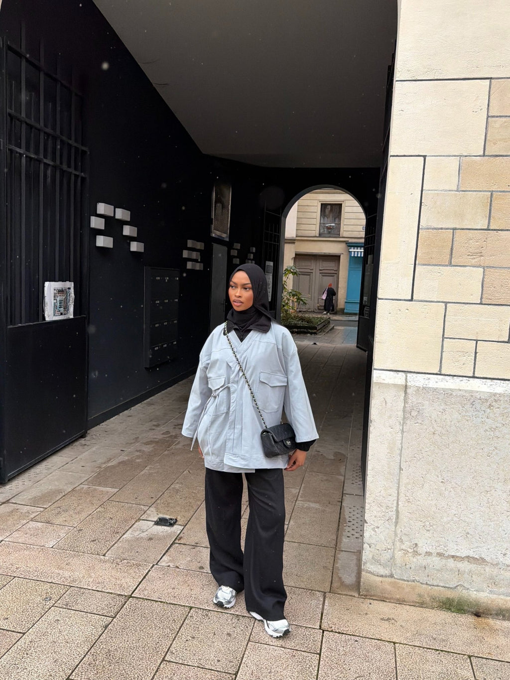 Veste Vanity Gris Perle - TAHIRA