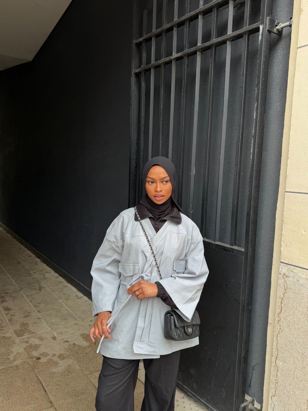 Veste Vanity Gris Perle - TAHIRA