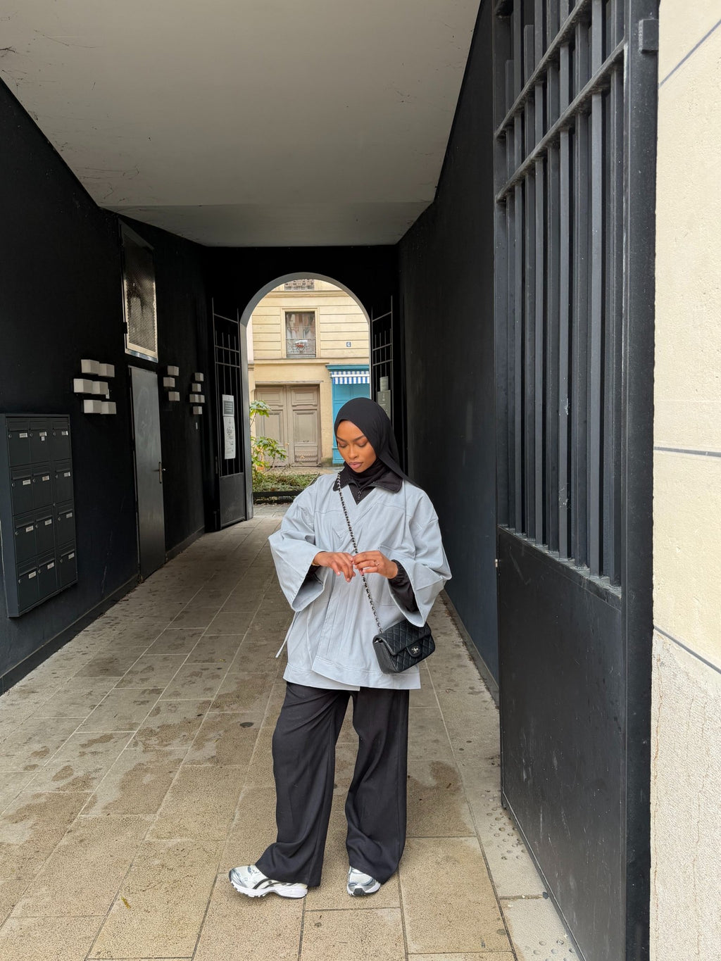 Veste Vanity Gris Perle - TAHIRA