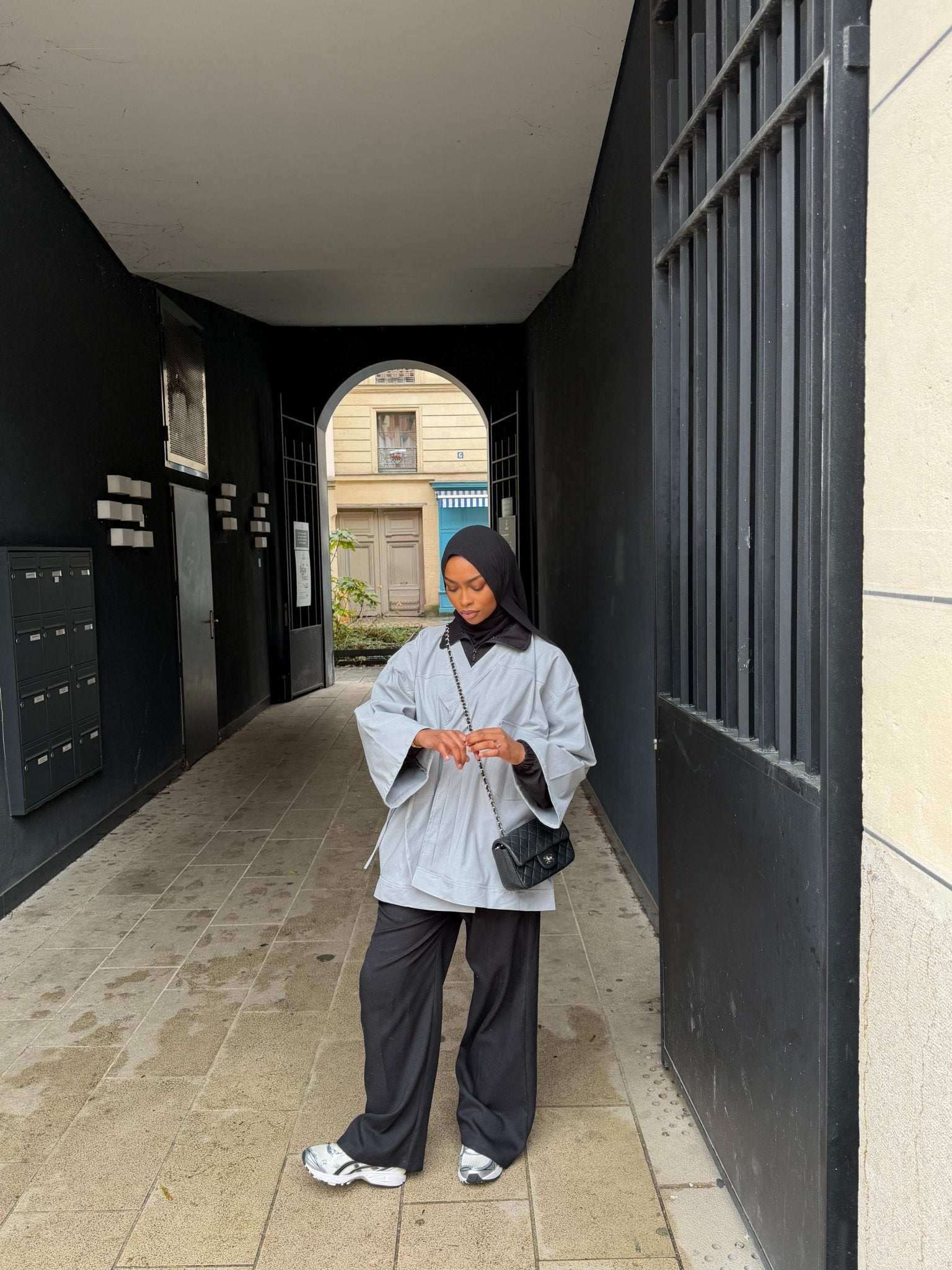 Veste Vanity Gris Perle - TAHIRA