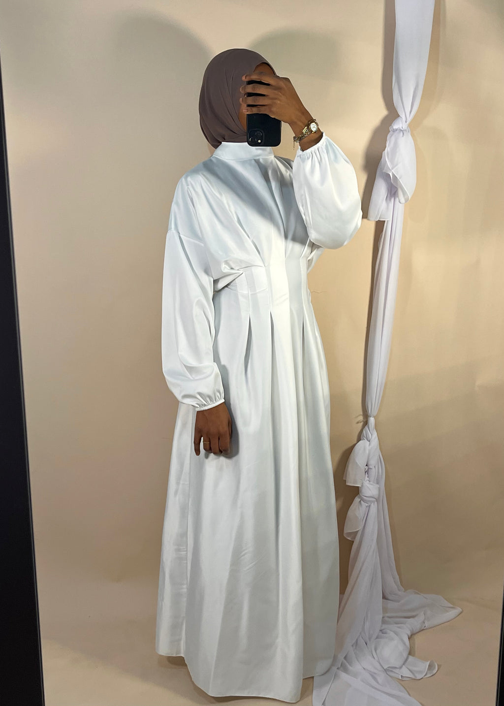 Abaya Satiné Elma