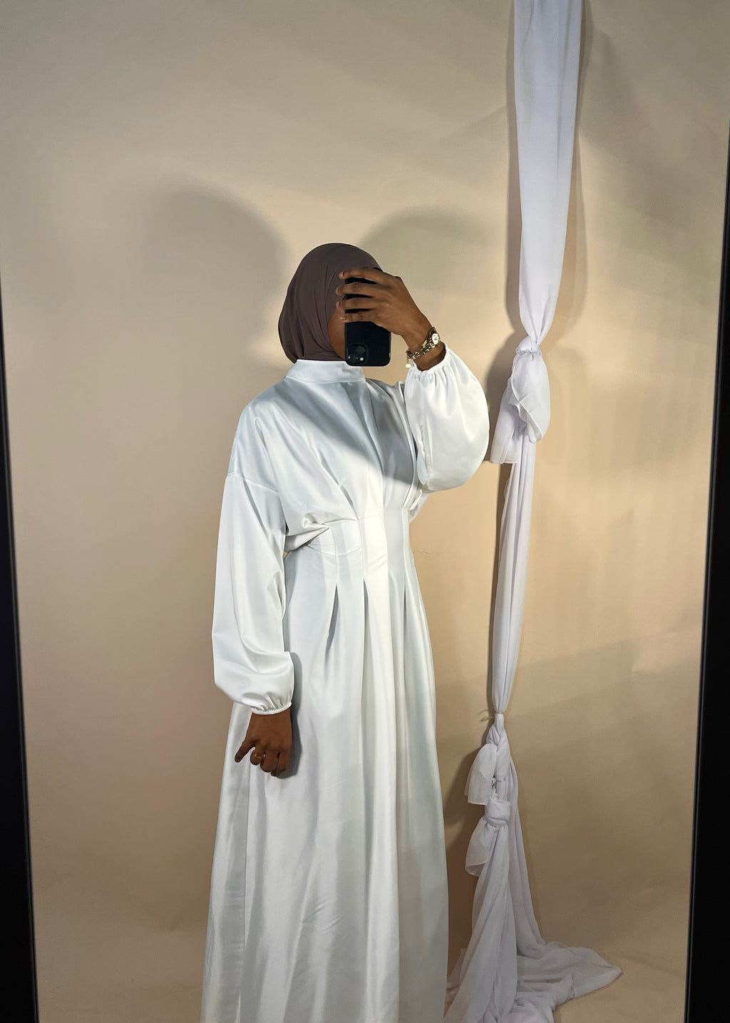 Abaya Satiné Elma
